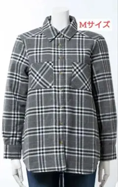 DEBUTTO【デビュー】レディース 中綿シャツ　Mサイズ約9号未使用タグ付き