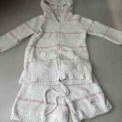 gelato piqueフリースフード付きルームウェア上下セット