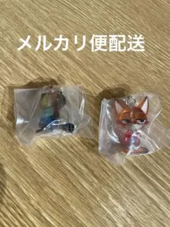 ズートピア2めじるしアクセサリー　ニックA、ニブルズ　ガチャ