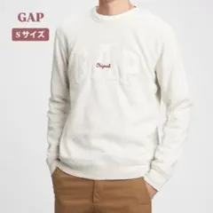 GAP スウェット トレーナー 刺繍ロゴ 男女兼用 裏起毛