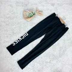 A3471【DICKIES/ディッキーズ】ブラックレギンス/ロゴ入り（L）