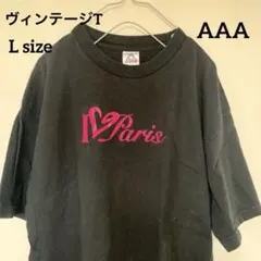 I Love Paris Tシャツ ヴィンテージT Lサイズ　 A A Aのサムネイル