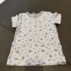 ミキハウス　ホットビスケッツ　半袖Tシャツ　120　飛行機