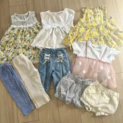 女の子　90サイズ　9点セット　Tシャツ　ワンピース　夏服　まとめ売り