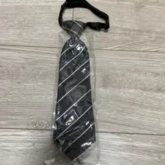 黒と白ストライプ ネクタイ