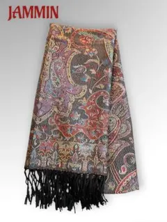 ペーズリー柄ストール　アジアン　ストール　男女兼用　エスニック