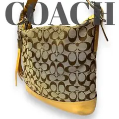 値下げ可✨COACH 9349 ショルダーバッグ シグネチャー キャンバス
