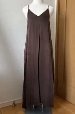 キャミワンピース ブラウン M
