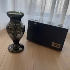 ボヘミアガラス 花瓶 エーゲルマン チェコスロバキア製