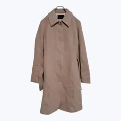 ピンキーガールズ キャメル クリスタル ストーン バックル ベルト ロングコート