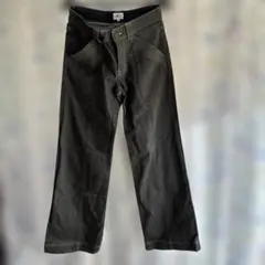 未使用に近いHarriss グレーワイドパンツ 38のサムネイル