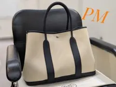 HERMES◎ガーデンパーティ36/PM バッグ 紺