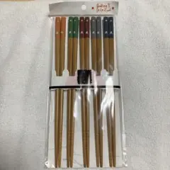 木製箸5膳セット