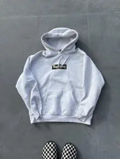 supreme BOX logoパーカー