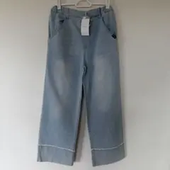 ALGY✩.*˚接触冷感 折り返しワイドパンツ M 160のサムネイル