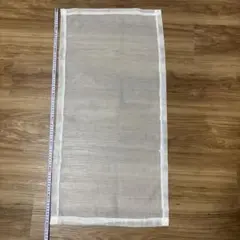 ホワイトメッシュカーテン 約89cm x 44cm
