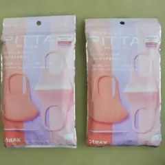 未開封　PITTA MASK サーモンピンク レギュラー　２パック組のサムネイル