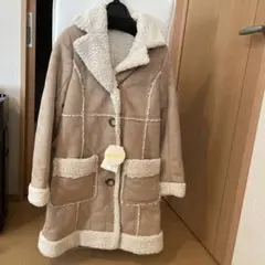 snidel ベージュ ムートンコート