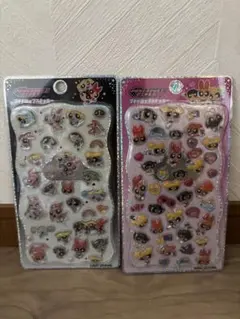 パワーパフガールズ　シール2セット　プチドロップステッカー