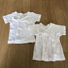 トップバリュ 新生児肌着 短肌着2枚セット