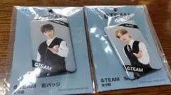 &TEAM ハルア マキ　缶バッジ2種セット