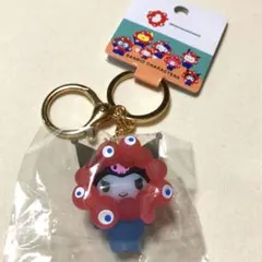 新品　サンリオ ミャクミャク コラボ クリア キーホルダー クロミ