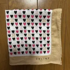 CELINE セリーヌ ハンカチ ハート柄のサムネイル