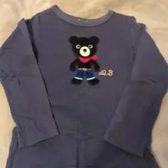 ダブルB　ミキハウス　ネイビー 長袖Tシャツ 130
