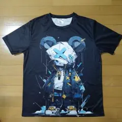 メンズストリートスタイルカートゥーングラフィックTシャツXLサイズ