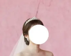 ウェディング　ピアス　ティアラ　セット