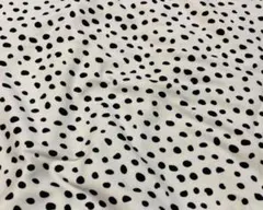 Bichette ダルメシアン スムースニット生地 50cm