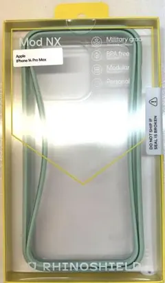 rhinoshield iphone 14 pro max ケースミントグリーン