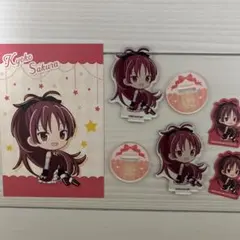 まどマギ ClariSカフェ 佐倉 杏子 ポストカード アクスタ シール