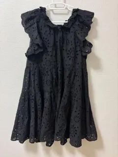 COCOCO DEALエンブロイダリーティーアードミニワンピース