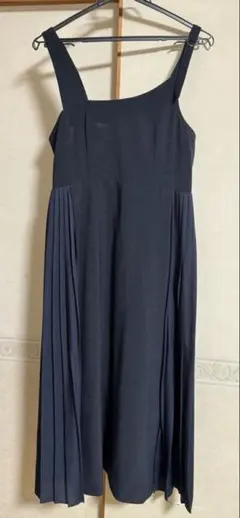 【新品、最終値下げ】w closetネイビー キャミソール ロングワンピース