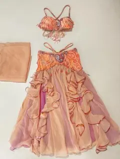 ベリーダンス Bella（ベラ）セットアップ コーラルピンク