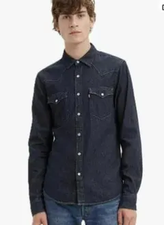 こ*し様 [リーバイス] デニムシャツ ウエスタンシャツ 長袖 メンズ