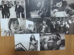 新藤兼人　映画「鬼婆」宣材・スチール写真19枚セットとあらすじ台本セット♪大迫力 新藤兼人 映画「鬼婆」宣材・スチール写真19枚セットとあらすじ台本