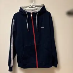 FILA パーカー ネイビー M