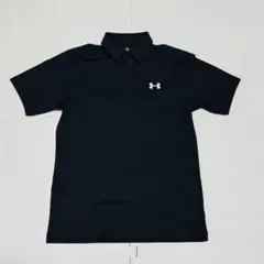 未使用級　アンダーアーマー メンズ　ポロシャツ　黒　Mサイズ