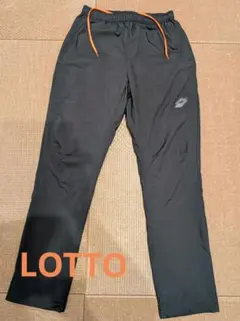 美品　LOTTO ウィンドパンツ ブラック Lサイズ　テニスウェアのサムネイル