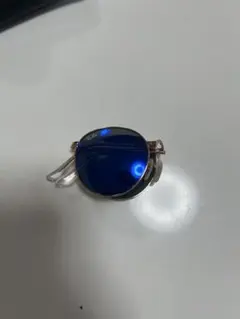 Ray-Ban ラウンドサングラス 青レンズ