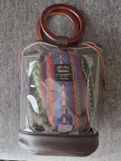 TITICACA クリアバッグ 巾着付き