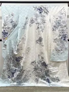 振袖 銀彩 グリッター箔 薔薇 身丈169cm 新品未使用品 MO3877 - メルカリ