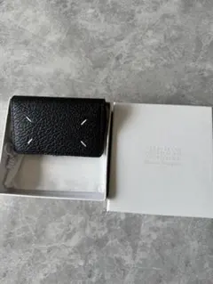 Maison Margiela ブラック三つ折り財布