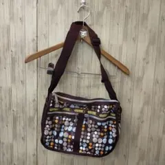 レスポートサック ショルダーバッグ 幾何学模様 ベージュ LeSpoRTSAC 