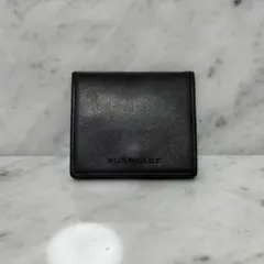♣️【美品】BURBERRY バーバリー ケース ブラック レザー 小銭入れ Brandol / BURBERRY バーバリー 小銭入れ レザー フラグメント