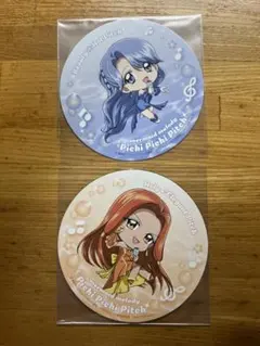 ぴちぴちピッチ　コースター　2枚セット