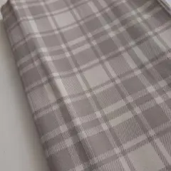 グレー チェック柄生地 115×52cm