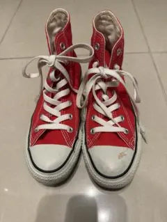 CONVERSE ハイカットスニーカー レッド